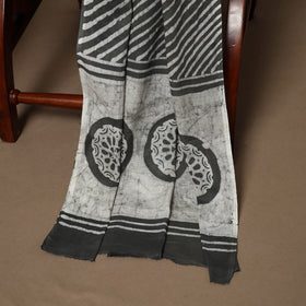 Grey - 3pc cotton unstitched kutch batik dress material 03