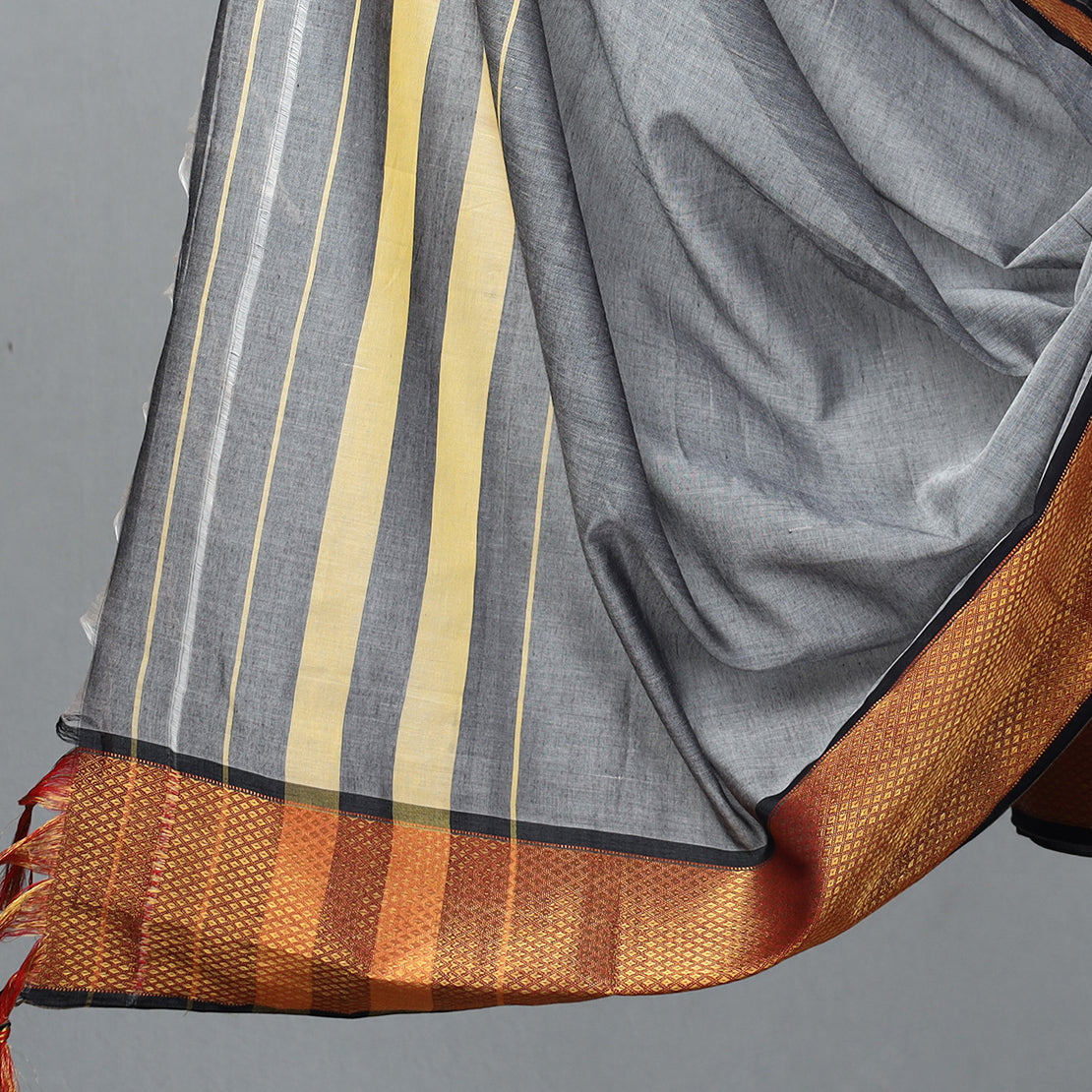 Grey - 3pc Dharwad Cotton Suit Material Set 16 Online at iTokri.com