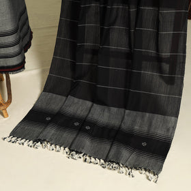  Grey 3pc Handloom Cotton Kutch Bhujodi Dress Material