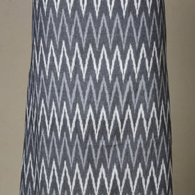 Grey - 3pc handloom cotton unstitched pochampally ikat