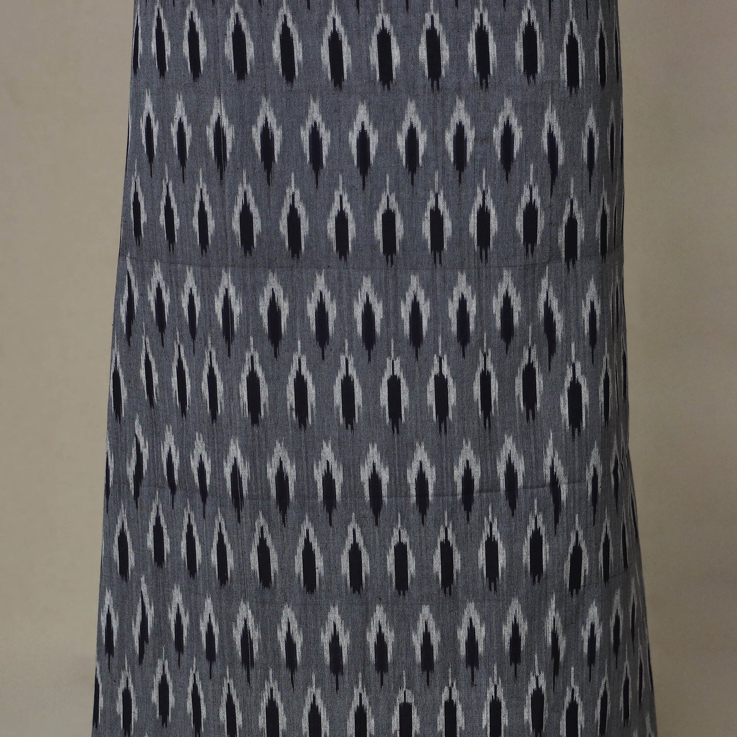 Grey - 3pc handloom cotton unstitched pochampally ikat