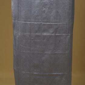 Grey - 3pc karnataka weave cotton unstitched khun dress