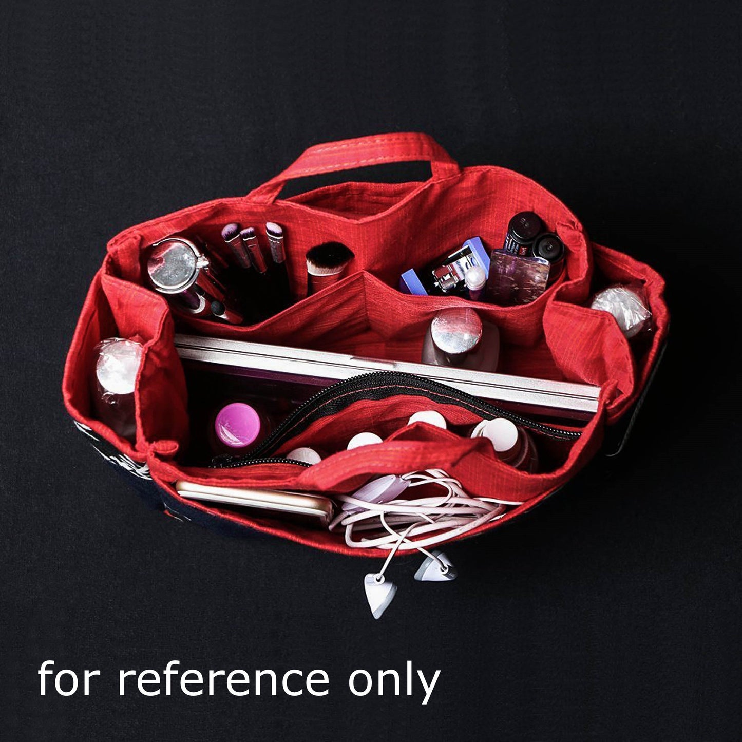  Ajrakh Multipurpose Cosmetic/Toiletry Cotton Pouch 