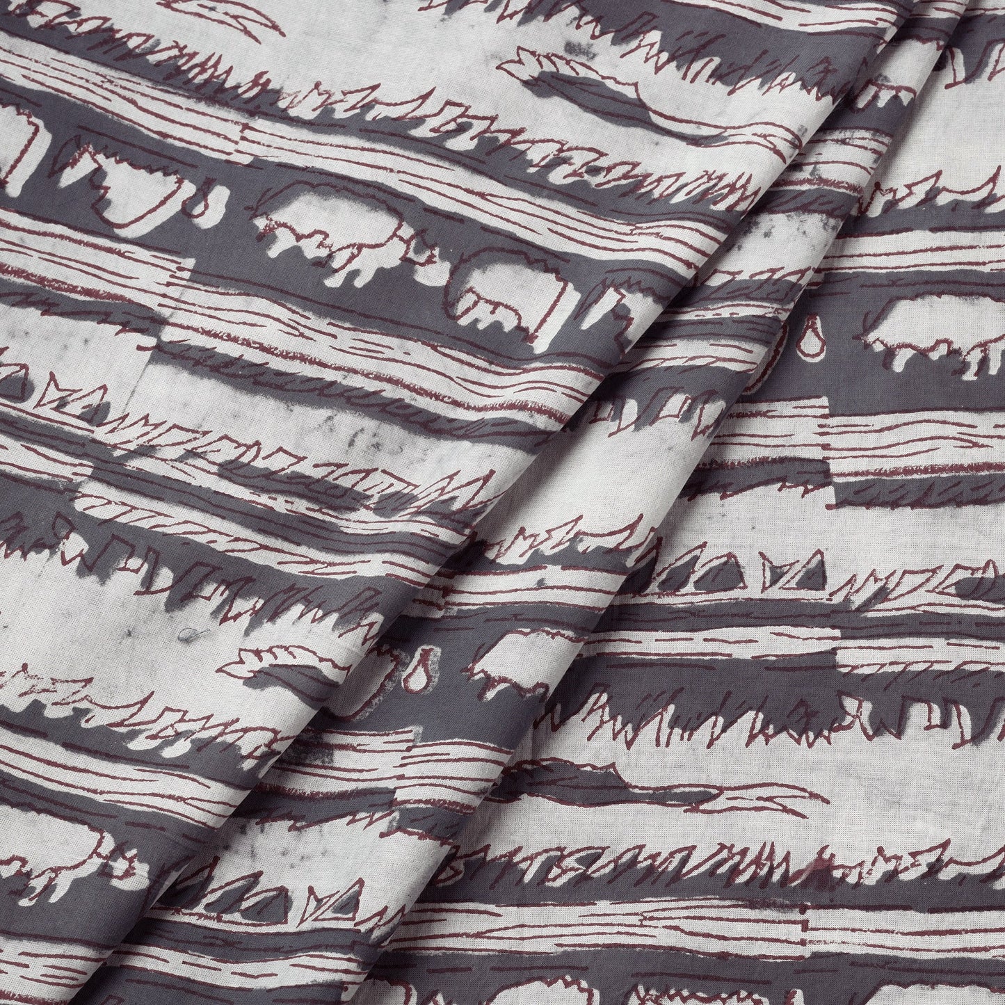 Buy Akola Block Printed Cotton Fabric Online l iTokri.com