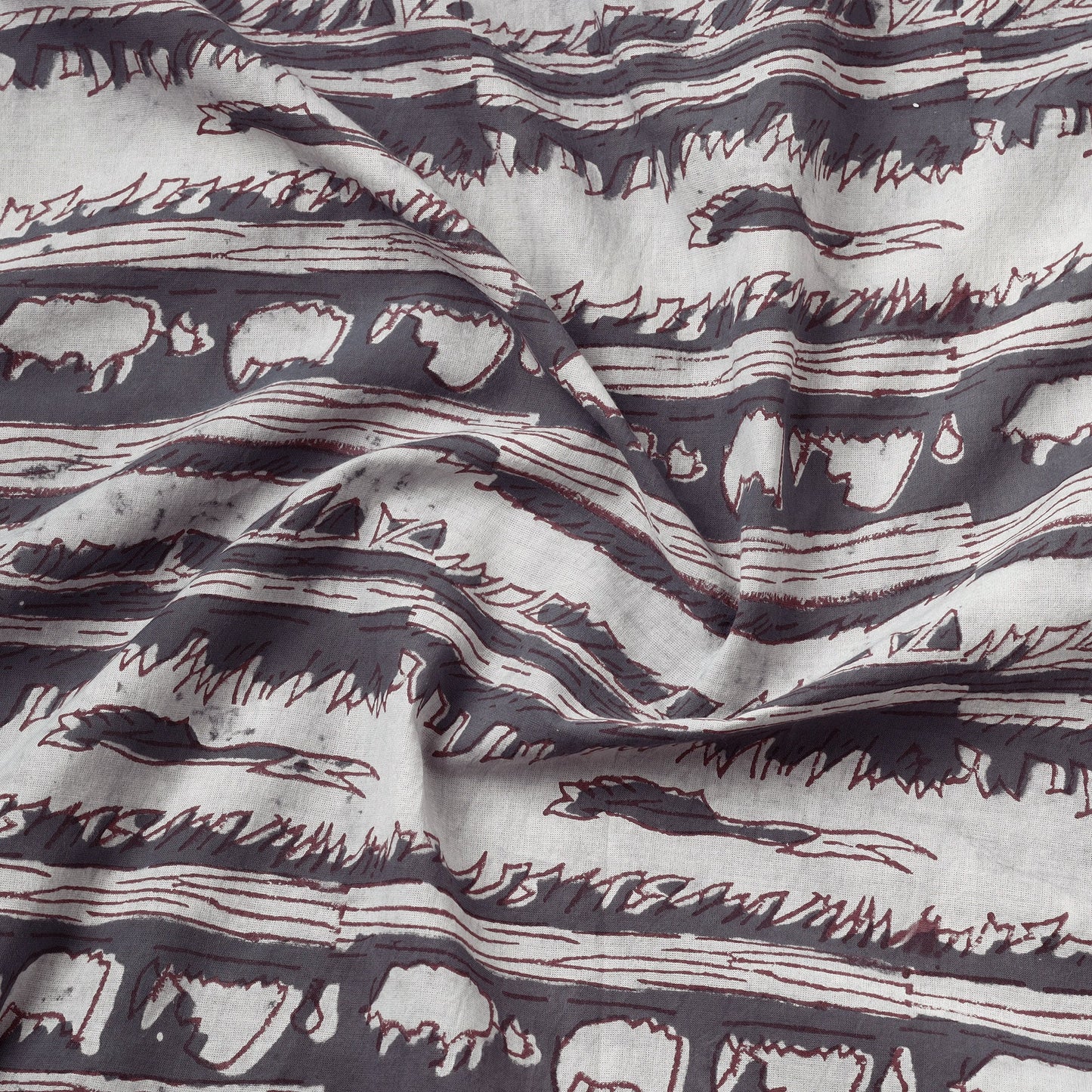 Buy Akola Block Printed Cotton Fabric Online l iTokri.com