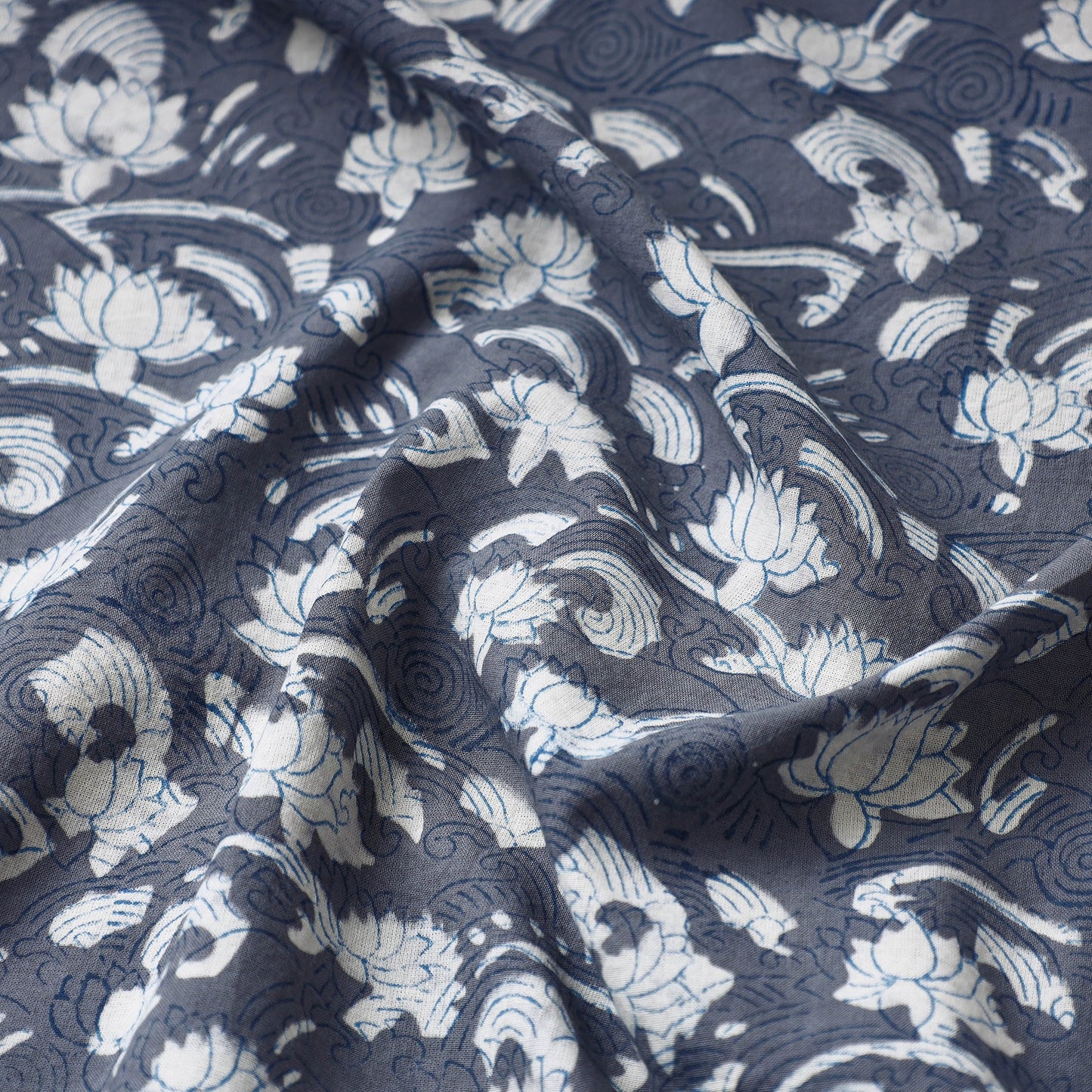  Akola Hand Block Printed Cotton Fabric 