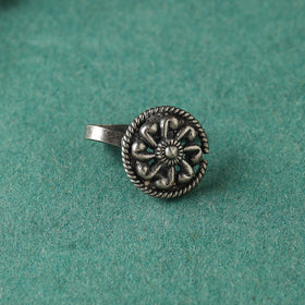  Antique Padma Sterling Silver Nosepin 