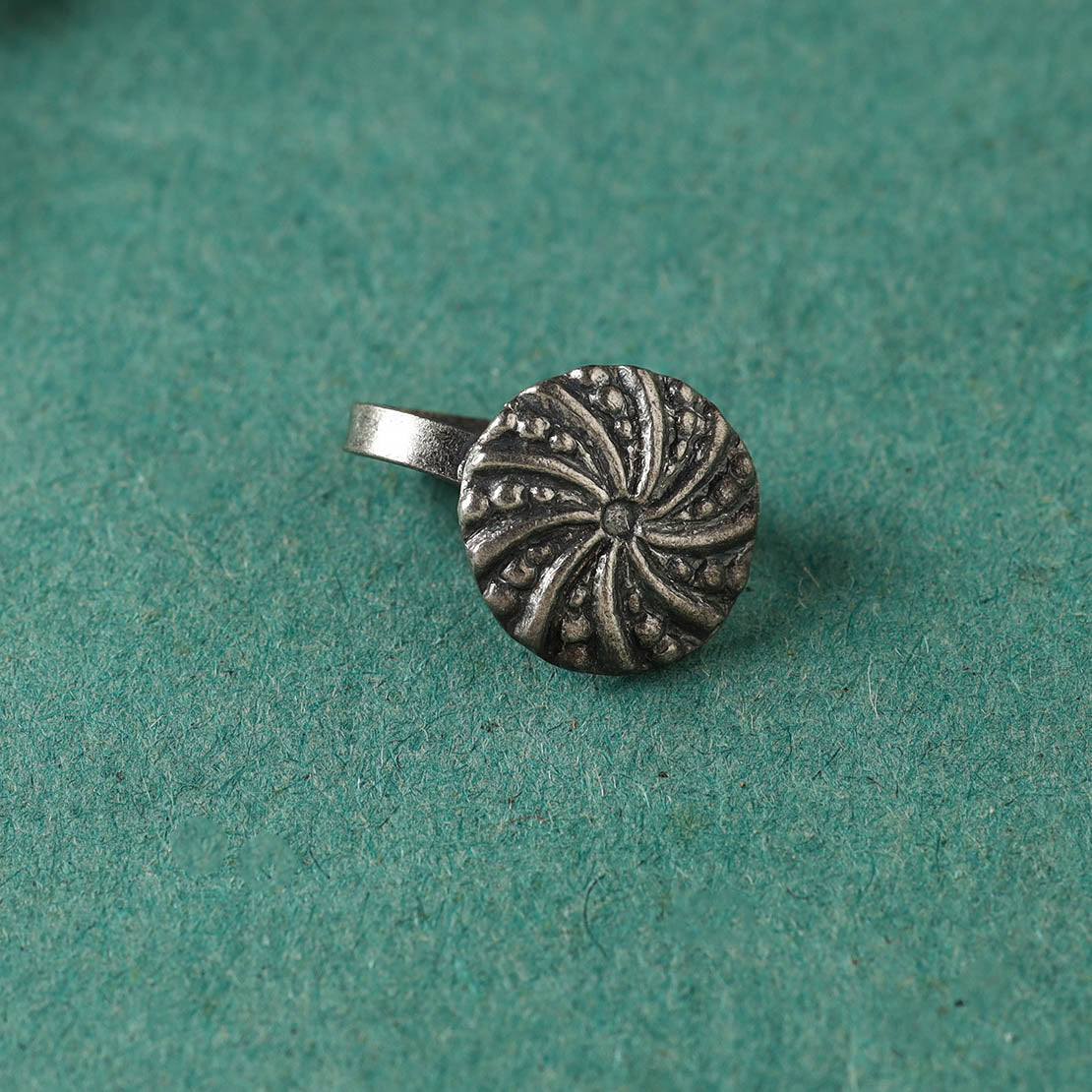 Antique Padma Sterling Silver Nosepin 