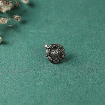  Antique Padma Sterling Silver Nosepin 