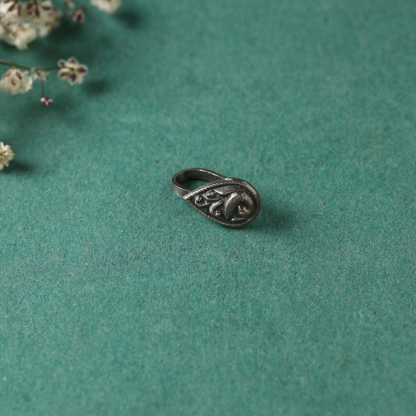  Antique Padma Sterling Silver Nosepin 