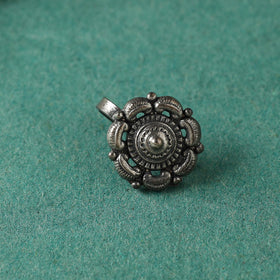 Antique Padma Sterling Silver Nosepin 