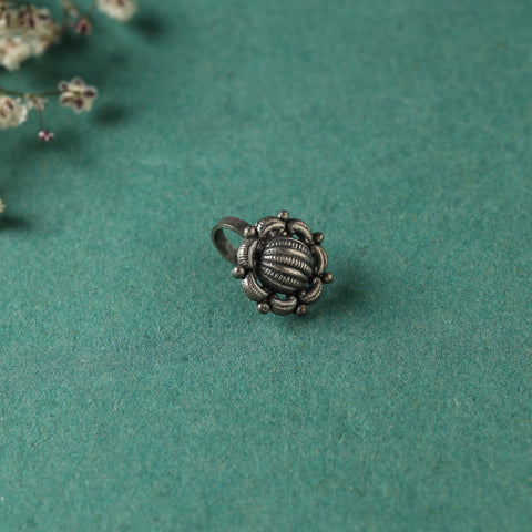  Antique Padma Sterling Silver Nosepin 