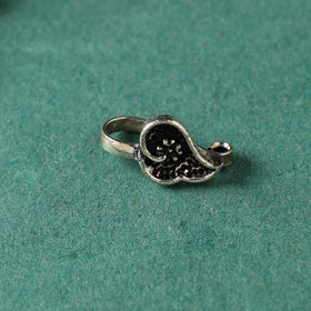  Antique Padma Sterling Silver Nosepin 