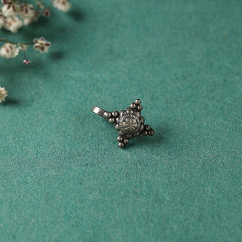  Antique Padma Sterling Silver Nosepin 
