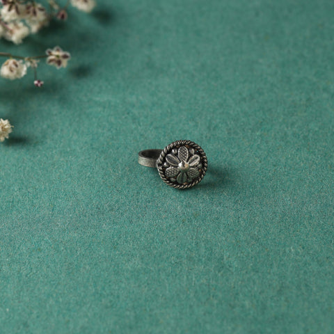  Antique Padma Sterling Silver Nosepin 