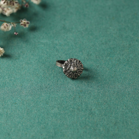  Antique Padma Sterling Silver Nosepin 