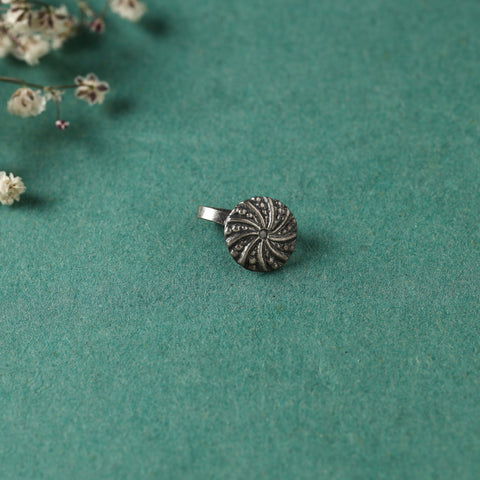  Antique Padma Sterling Silver Nosepin 