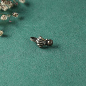  Antique Padma Sterling Silver Nosepin 