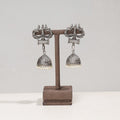  Antique Silver Finish Oxidised Special Brass Base Jhumki Earrings Online l iTokri.com
