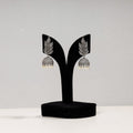  Antique Silver Finish Oxidised Special Brass Base Jhumki Earrings 