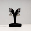  Antique Silver Finish Oxidised Brass Base Jhumki Earrings 