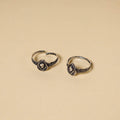  Antique Silver Finish Oxidised Brass Base Toe Ring 