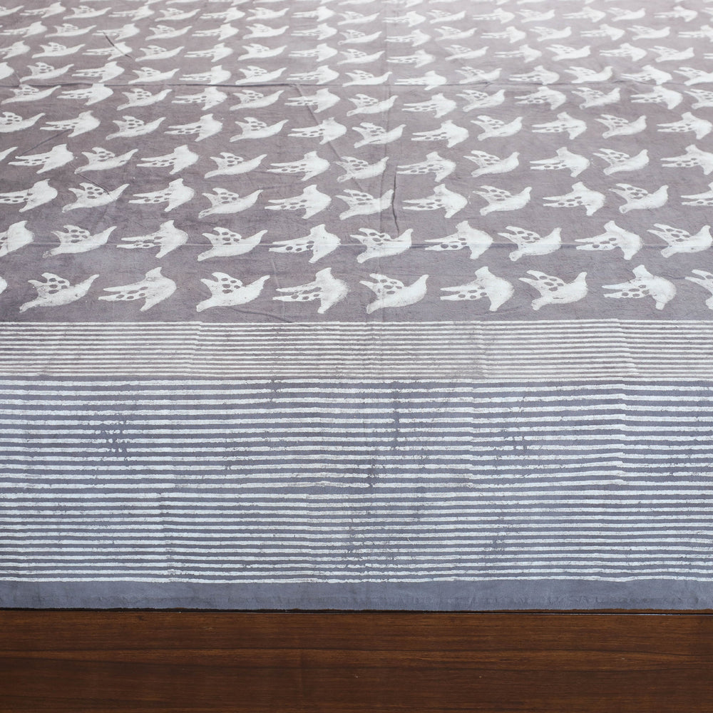  Block Art Print Cotton Double Bindaas Bed Sheet