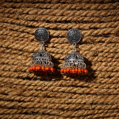  Asma Handcrafted GS Beaded Jhumki Earrings