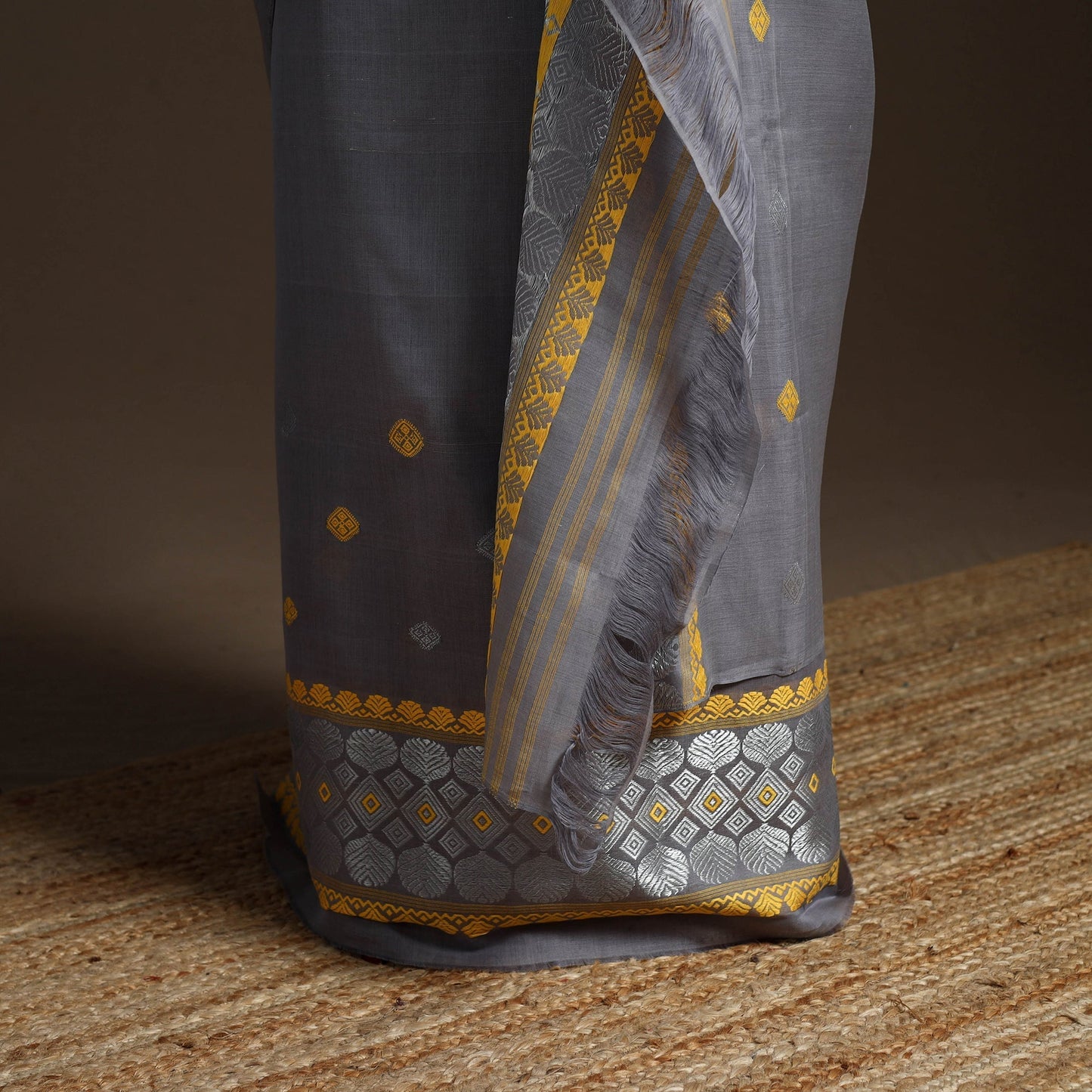 Assam handloom silk cotton mekhela chador with blouse piece