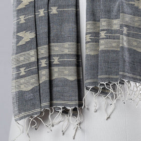  Authentic Dhakai Muslin Jamdani Handwoven Pure Cotton Stole Online 
