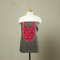 Grey - bagru patchwork cotton unstitched kurta material