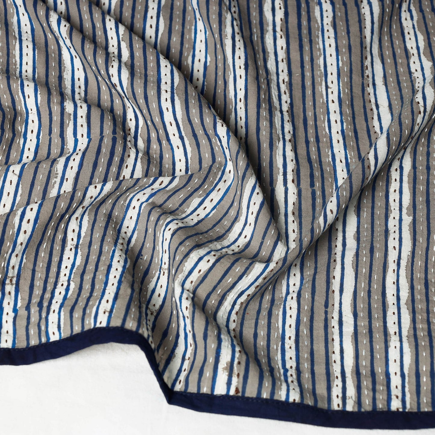 Buy Bagru Block Printed Tagai Work Cotton Stole Online at iTokri.com