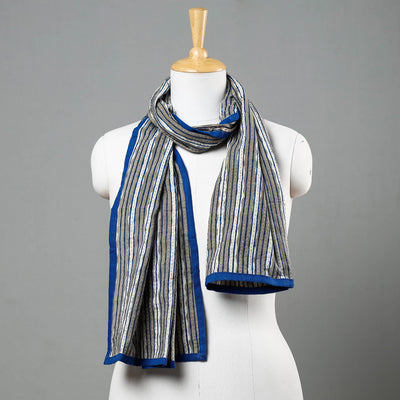 Buy Bagru Block Printed Tagai Work Cotton Stole Online at iTokri.com