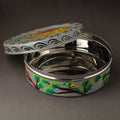 Banaras Handpainted Stainless Steel Chapati Box l iTokri