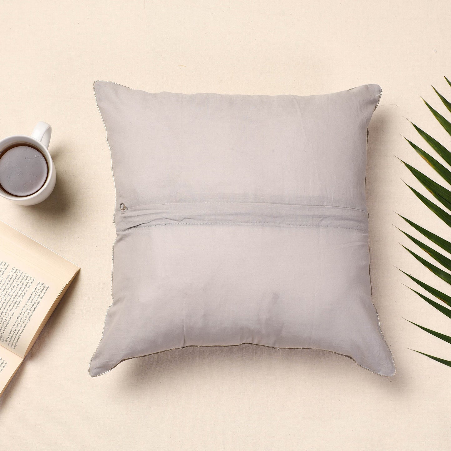 Buy Banarasi Brocade Kinkhab Cushion Cover Online at iTokri.com