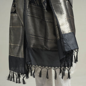  Banarasi Semi Silk Zari Jaal Dupatta with Tassels 10 