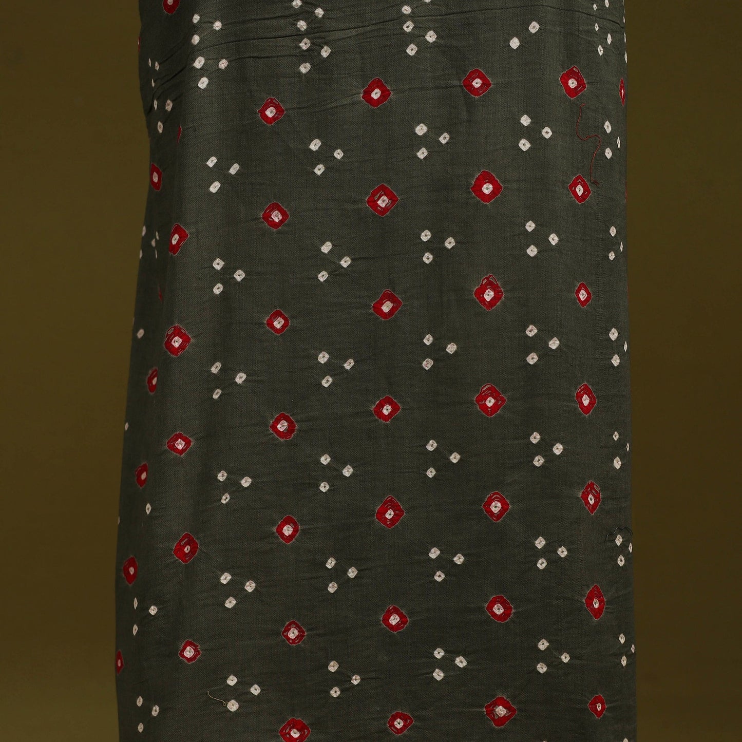 Bandhani patchwork cotton unstitched kurta material (3m) 16