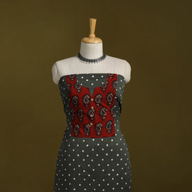 Bandhani patchwork cotton unstitched kurta material (3m) 31