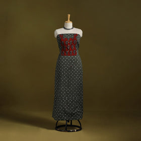 Bandhani patchwork cotton unstitched kurta material (3m) 31