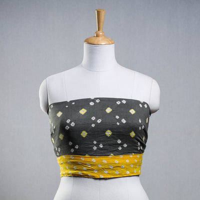 bandhani blouse piece