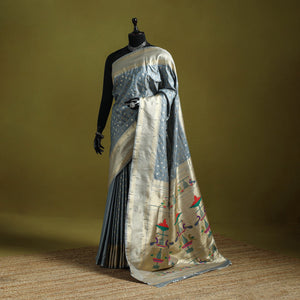 Bangalore silk paithani saree 11 - handcrafted