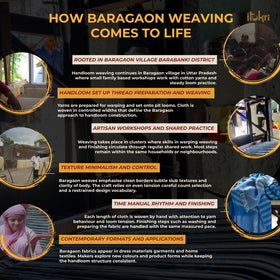 Grey - baragaon pre washed handloom plain cotton fabric