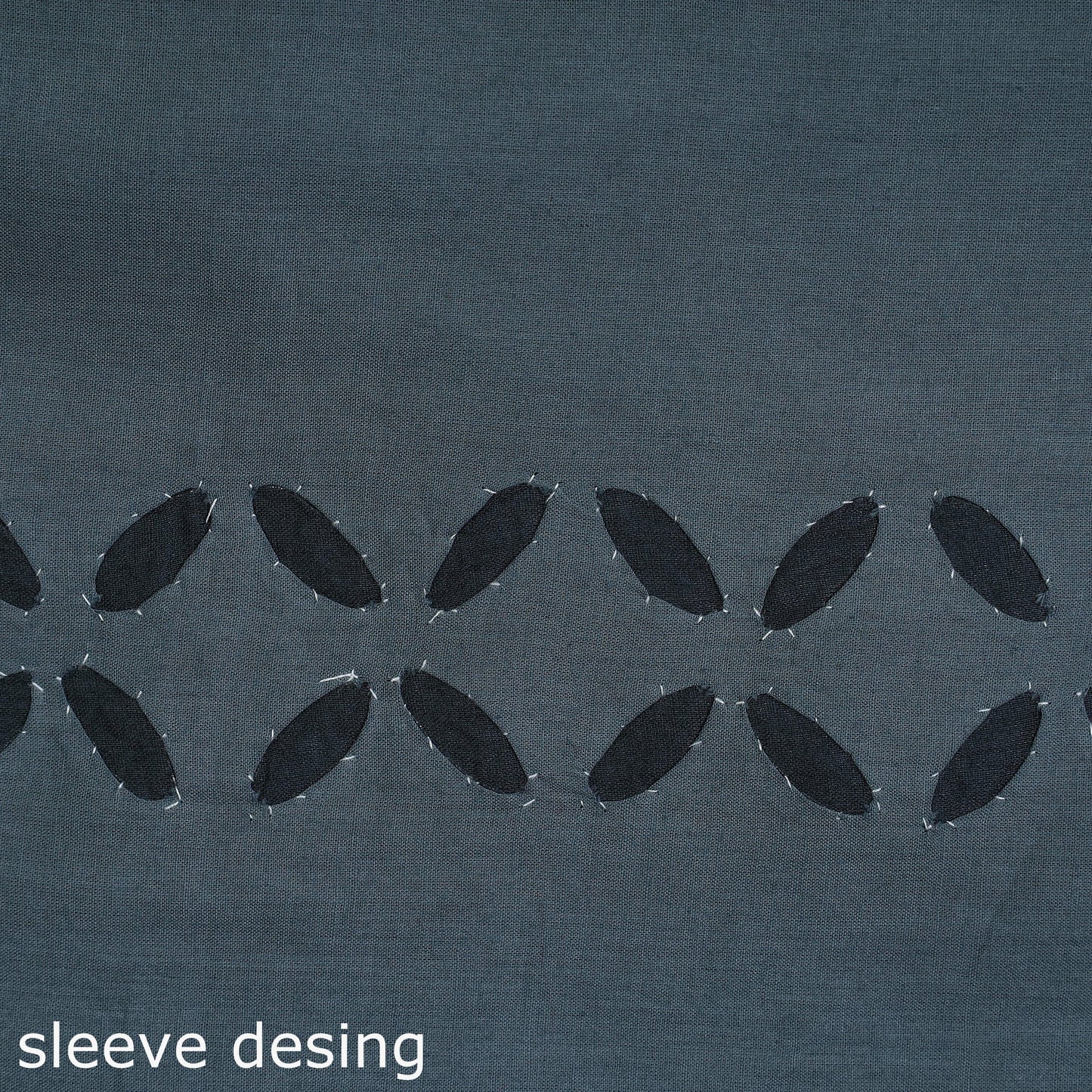  3pc Cut Work Cotton Barmer Applique Dress Material