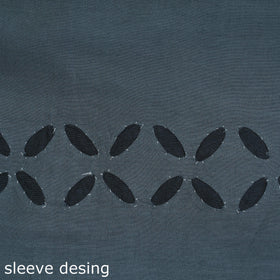  3pc Cut Work Cotton Barmer Applique Dress Material