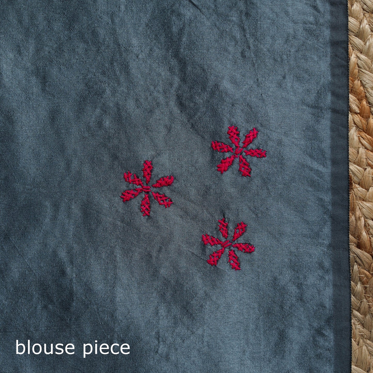 Bengal hand embroidered silk nakshi kantha saree 08