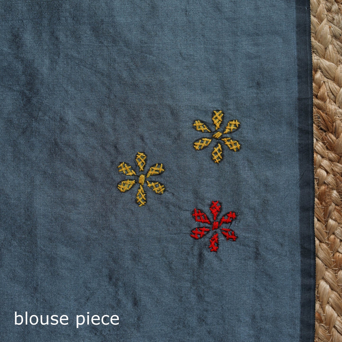 Bengal hand embroidered silk nakshi kantha saree 17