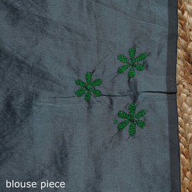 Bengal hand embroidery silk nakshi kantha saree 40