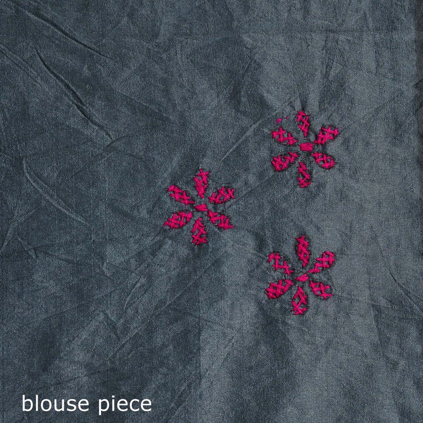 Bengal hand embroidery silk nakshi kantha saree 42