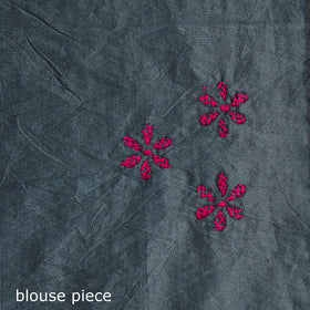 Bengal hand embroidery silk nakshi kantha saree 42