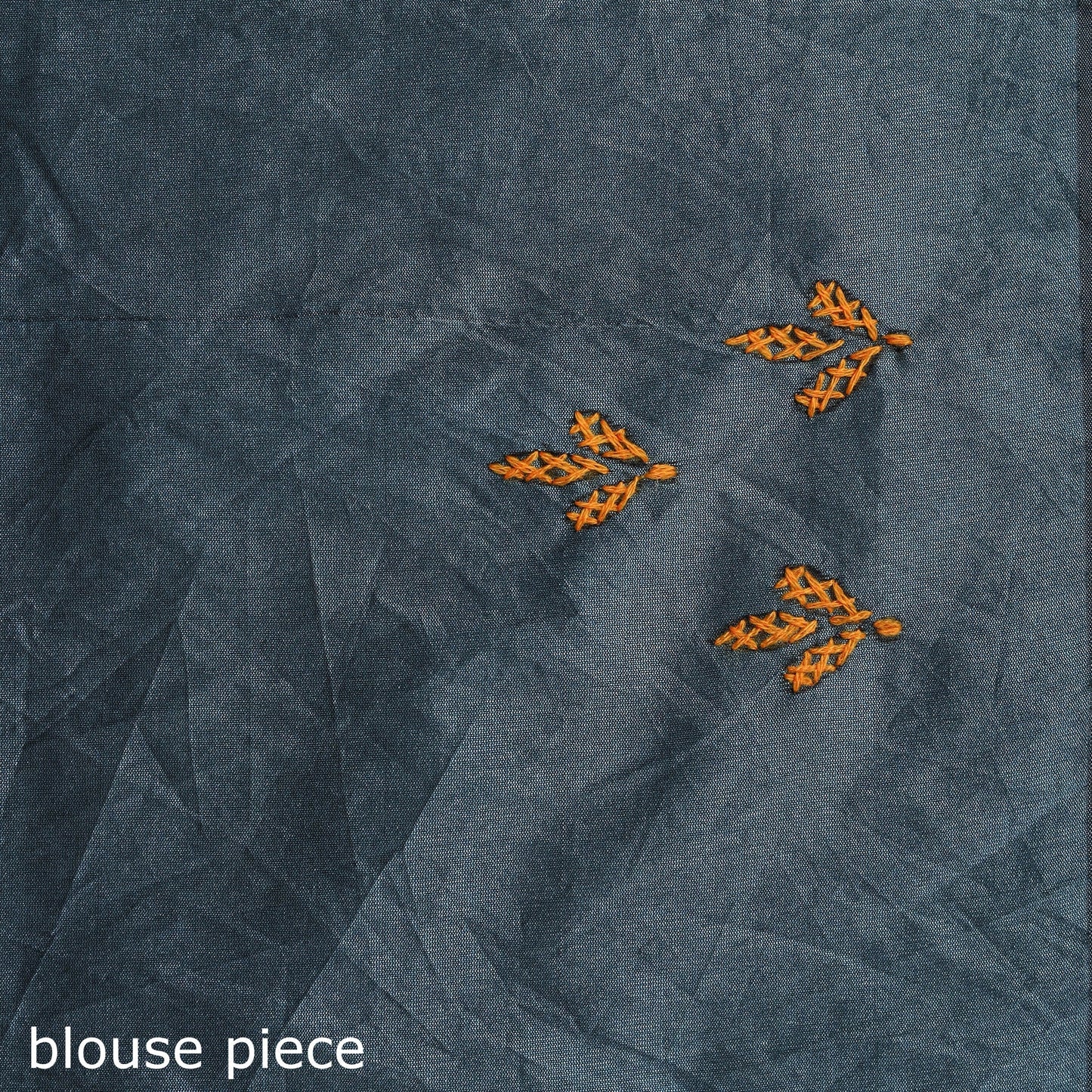 Bengal hand embroidery silk nakshi kantha saree 45